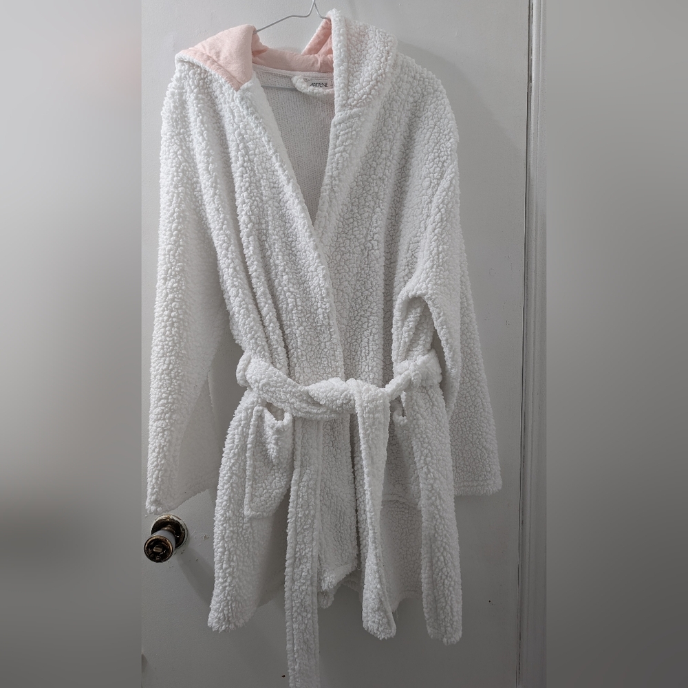 Ardene Fluffy White Sherpa Jacket
